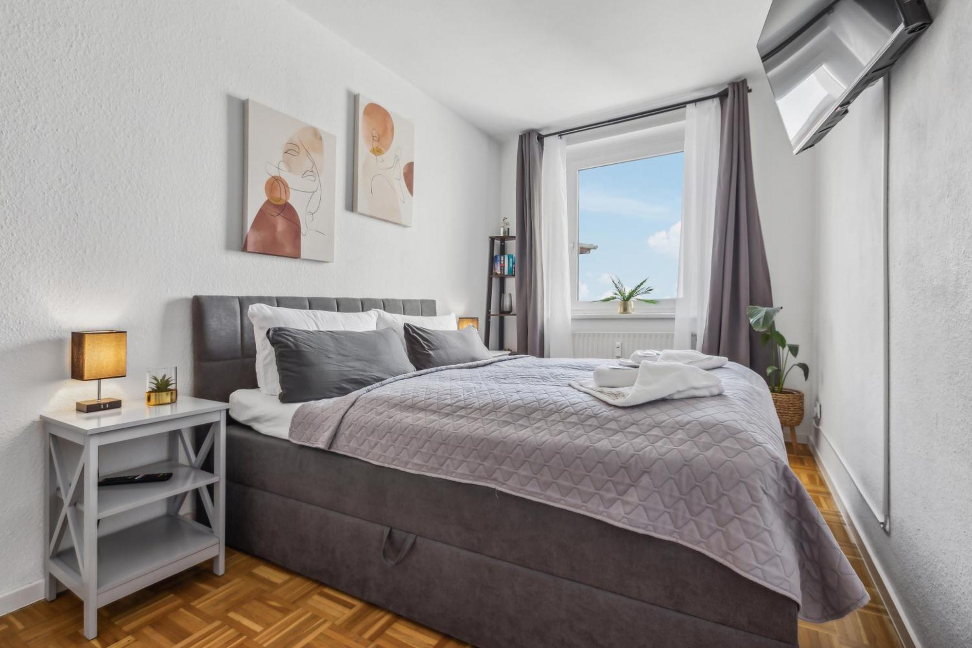 Sunrise - Zentral - Stilvoll - Komfortabel - Waschtrockner Magdeburg Eksteriør billede